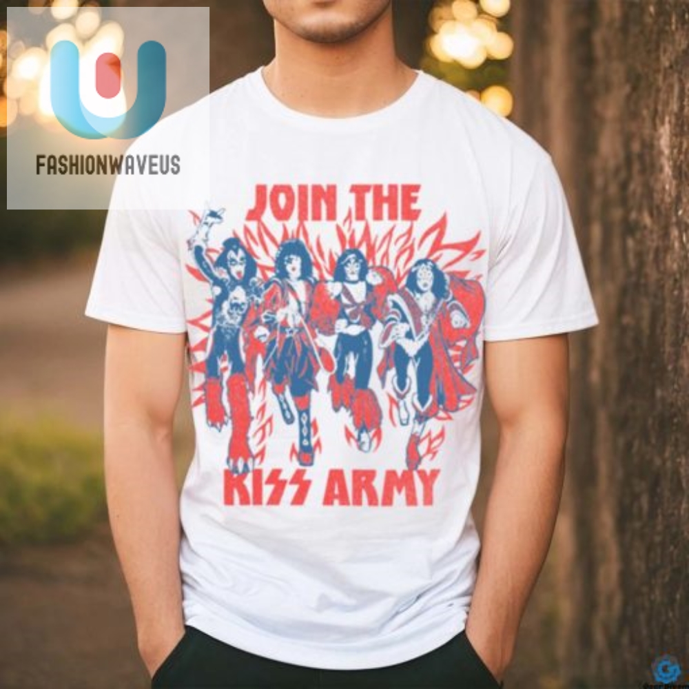 Join The Kiss Army Tshirt  Rock On With Style