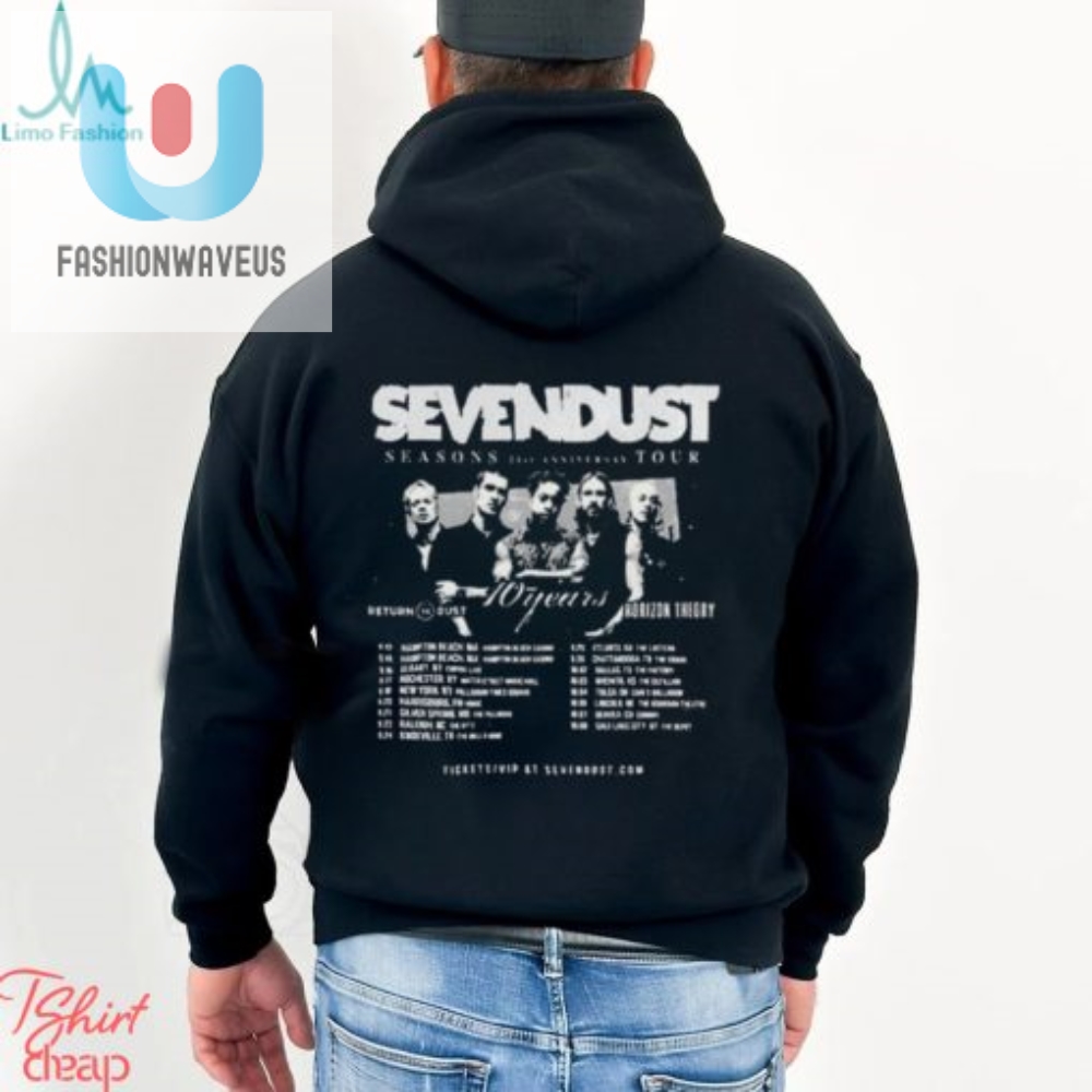 Rock On Sevendust 21St Tour Shirt  Limited Edition Laughs