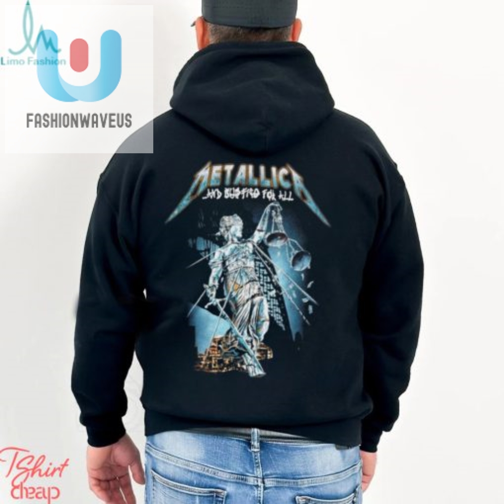 Rock On With Metallica Justice Tee  Hilariously Unique