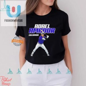 Hit A Home Run In Style With Adael Amador Tee Colorados Comic Gem fashionwaveus 1 3