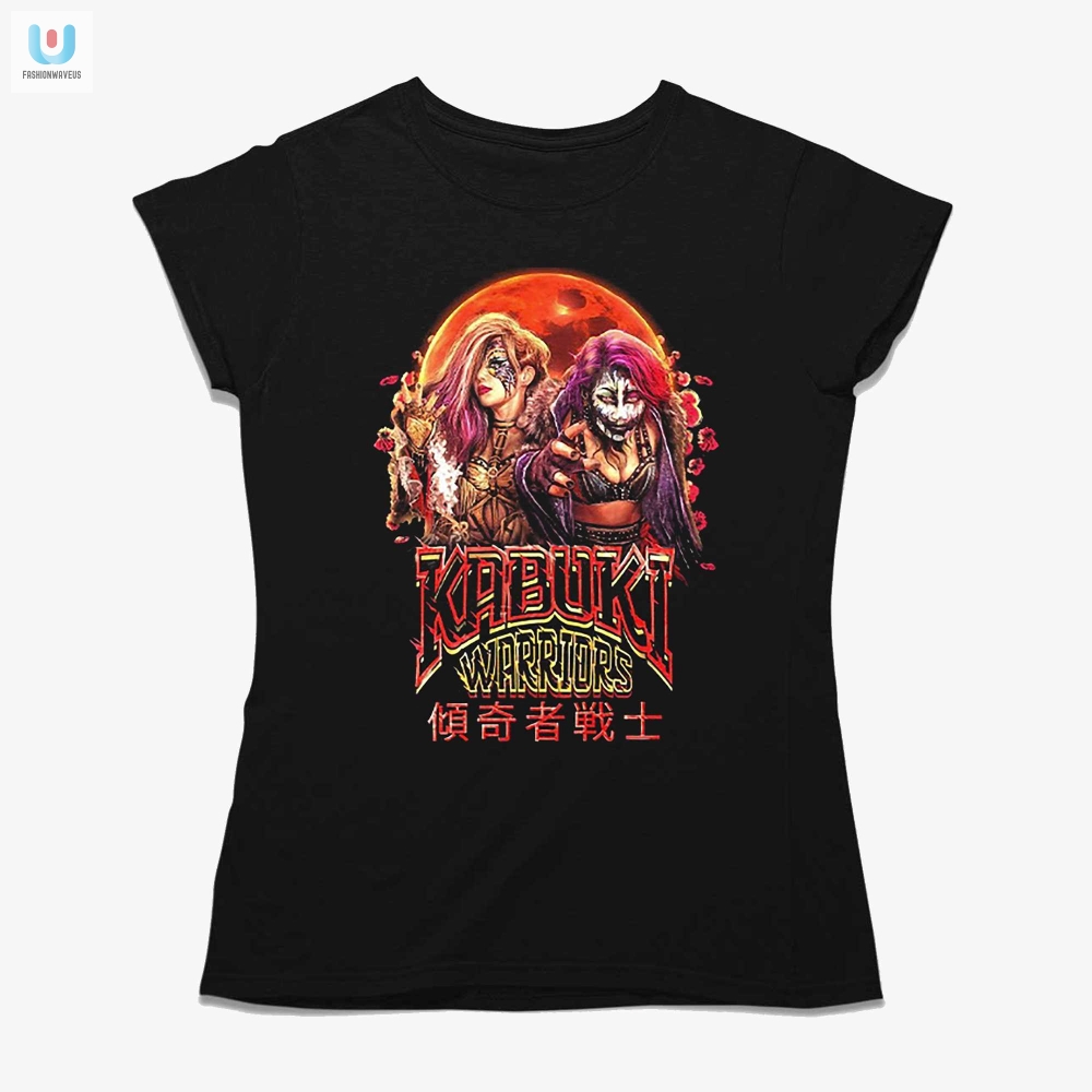 Funny Kabuki Warriors Blood Moon Tee  Stand Out Boldly