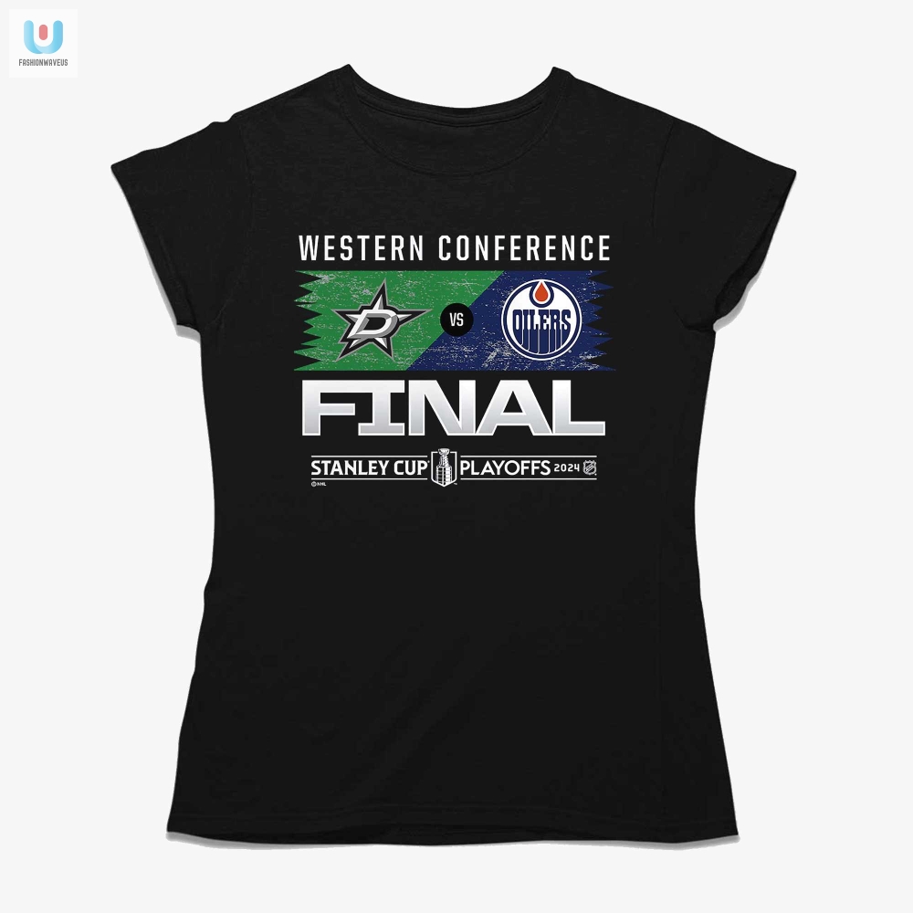 Dallas Vs Edmonton 2024 Epic Playoff Tee For True Fans