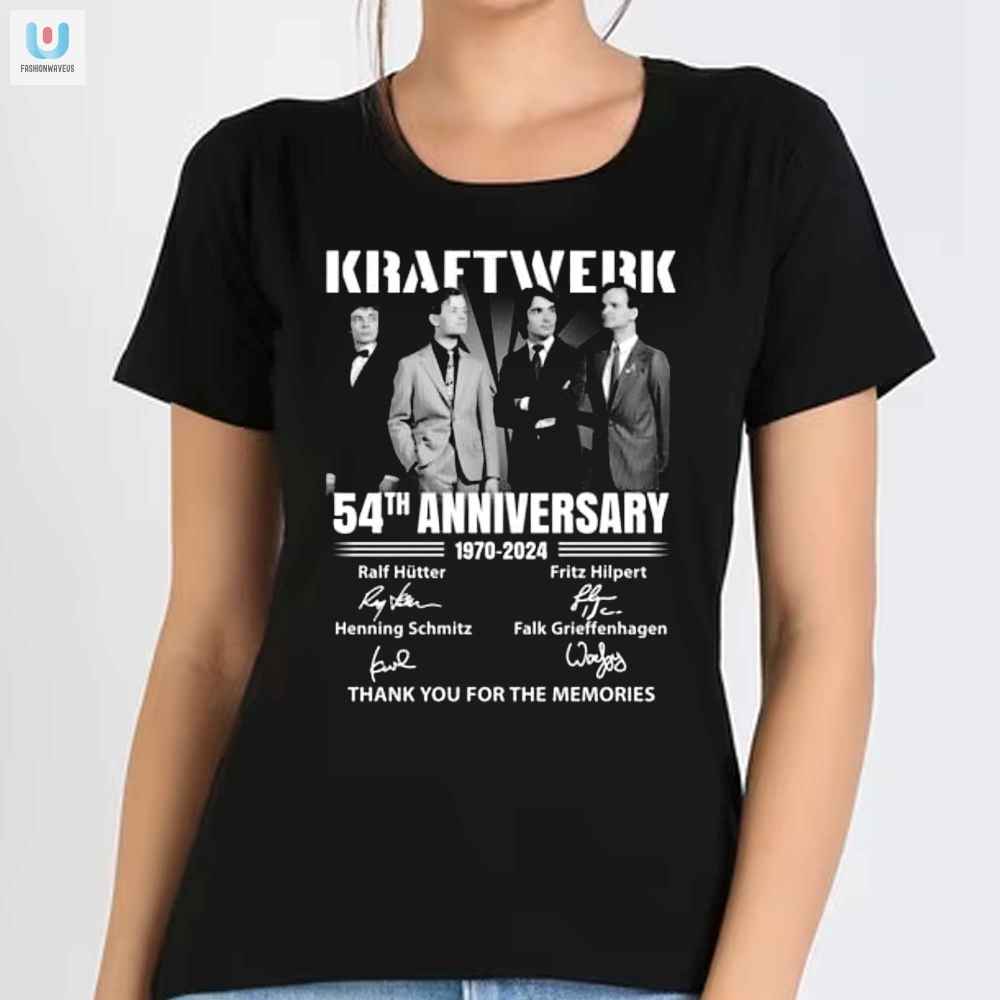 Kraftwerk 54Th Anniversary Tee Wear Memories With A Smile