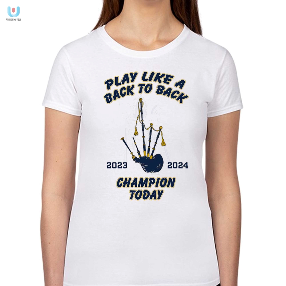 Score Big Laughs In Our Notre Dame Backtoback Champ Shirt