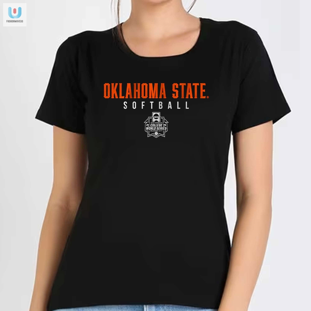 Hit It Outta The Park Funny Oklahoma State Softball Tee