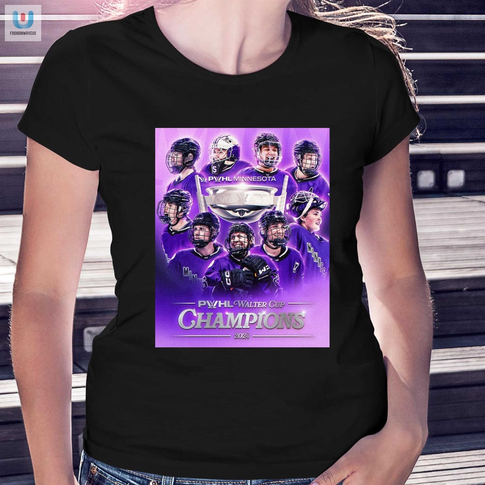 Pwhl Walter Cup Champs Quirky Minnesota Pride Tee