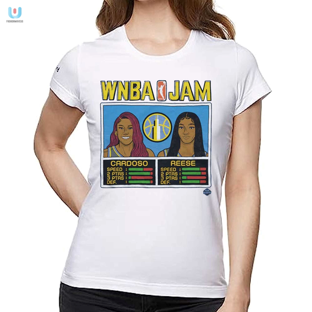 Score Big Laughs Wnba Jam Sky Cardoso  Reese Tee