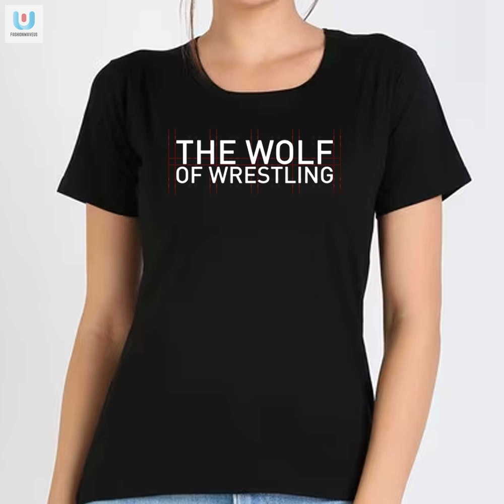 Get The Hilarious Mjf  Wolf Of Wrestling Tee Today