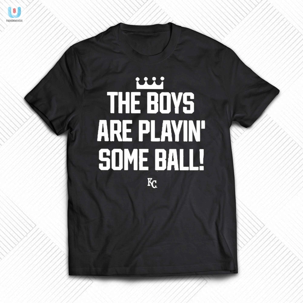 Score Big Laughs With Our Kansas City Royals Playin Ball Tee fashionwaveus 1