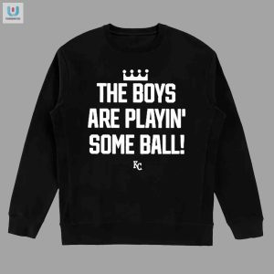 Score Big Laughs With Our Kansas City Royals Playin Ball Tee fashionwaveus 1 3