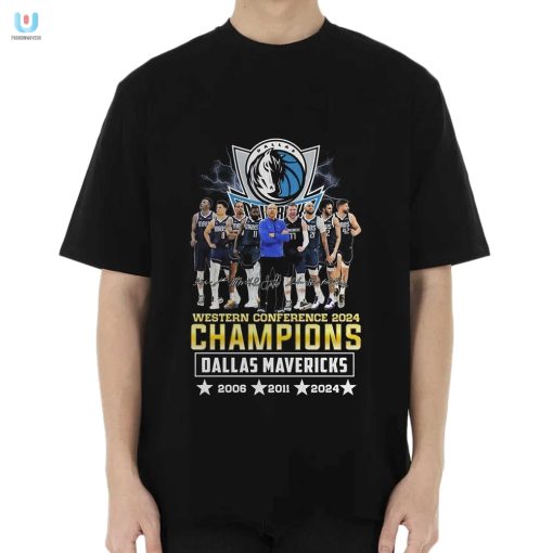 Triple Champs Tshirt Dallas Mavericks Funny 2006 2011 2024 fashionwaveus 1