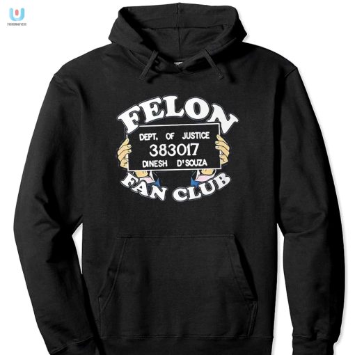 Dinesh Dsouza Felon Fan Club Shirt Wear With A Wink fashionwaveus 1 2