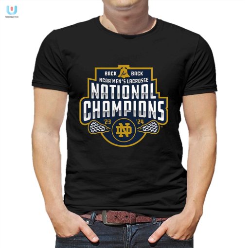 Champions Again Funny Notre Dame Lacrosse Tee fashionwaveus 1