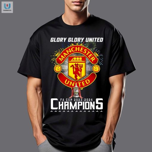 Epic Glory Man U Fa Cup Champs 2324 Tee Wear Victory fashionwaveus 1