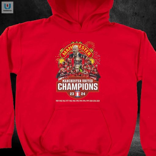 Man Utd Fa Cup Champions 2324 Tee Wear The Glory fashionwaveus 1 2