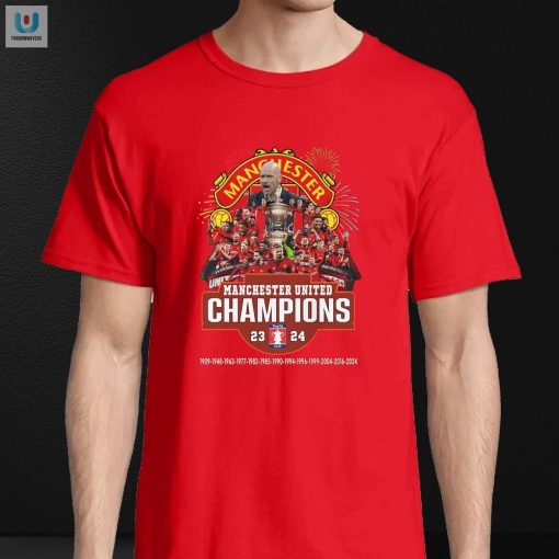 Man Utd Fa Cup Champions 2324 Tee Wear The Glory fashionwaveus 1 3