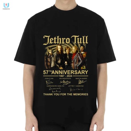 57Th Anniversary Jethro Tull Tee Rock On In Style Humor fashionwaveus 1