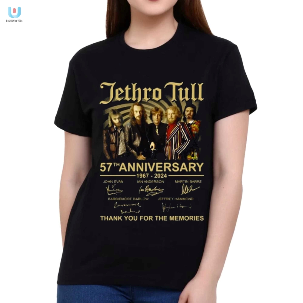 57Th Anniversary Jethro Tull Tee Rock On In Style  Humor