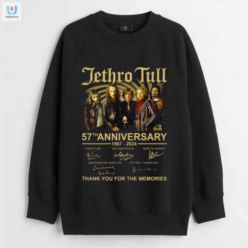 57Th Anniversary Jethro Tull Tee Rock On In Style Humor fashionwaveus 1 3