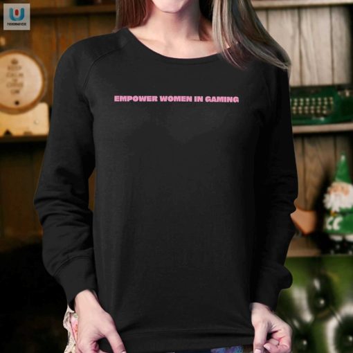 Level Up Ladies Funny Gaming Tee For Empowered Women fashionwaveus 1 3