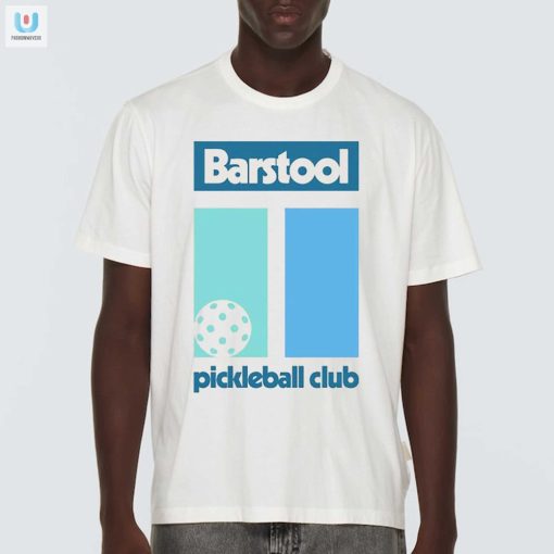 Funny Retro Barstool Pickleball Club Tee Unique Quirky fashionwaveus 1