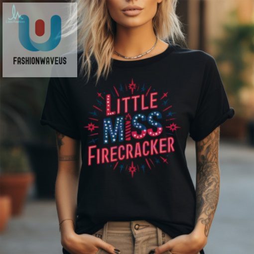 Funny Retro Little Miss Firecracker 4Th July Svg Shirt fashionwaveus 1