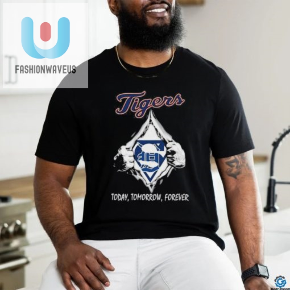 Funny Detroit Tigers Tee This Girl Loves Them Forever