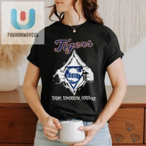 Funny Detroit Tigers Tee This Girl Loves Them Forever fashionwaveus 1 3