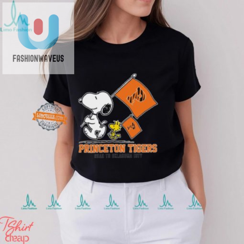 Snoopy Tigers Fun Road To Okc Shirt  Unique  Playful