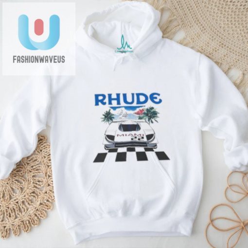 Get Rhude With A Race Car Shirt Speed Meets Sass fashionwaveus 1