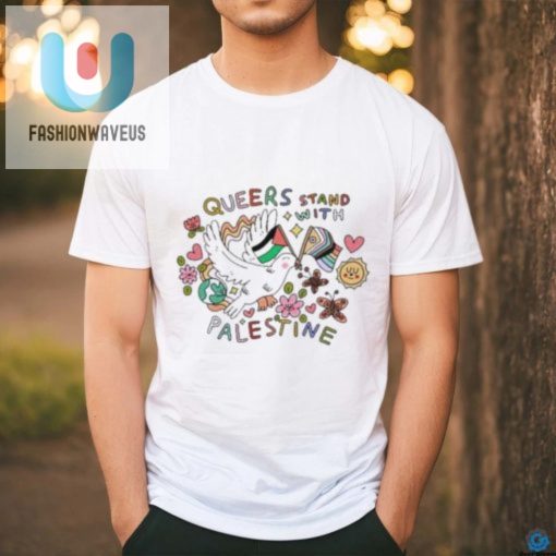 Queers Palestine Shirt Wear Pride Spread Smiles fashionwaveus 1 3