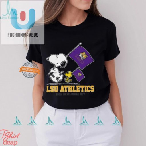 Get Your Laughs Snoopy Lsu Road To Okc Flag Shirt fashionwaveus 1 1