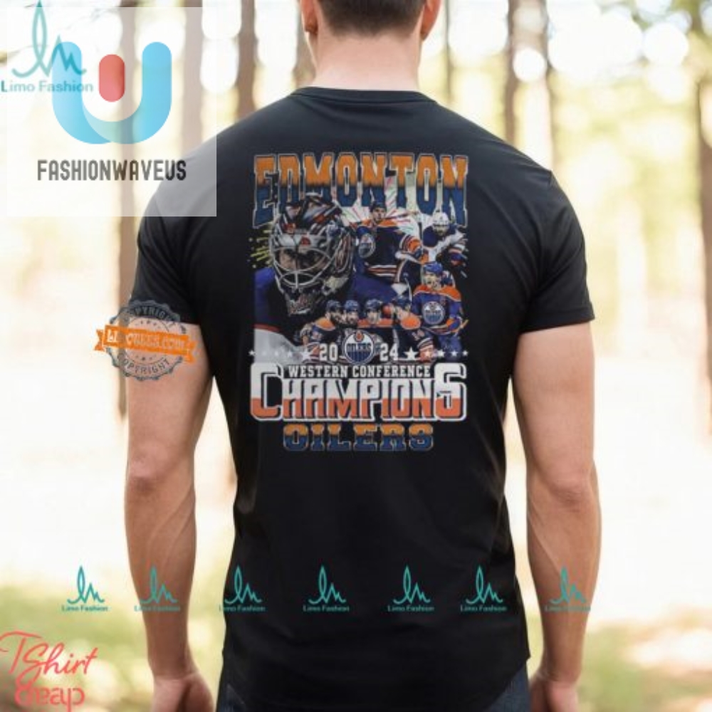 Score Big Edmonton Oilers 2024 Champs Tee  Limited Edition
