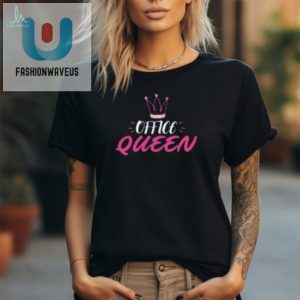 Funny Office Queen Unisex Crewneck Shirt For Office Managers fashionwaveus 1 1