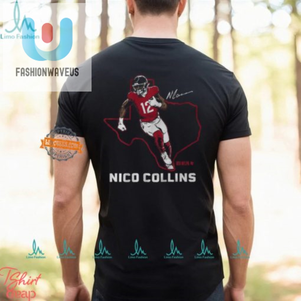 Nico Collins State Star Shirt  Wear Your Pride With A Smile
