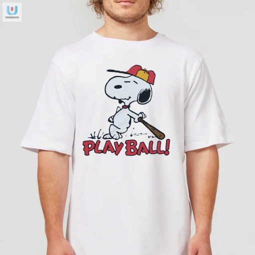 Get Playful With Snoopy Hilarious Peanuts Play Ball Shirt fashionwaveus 1