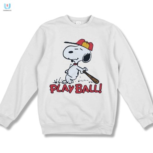 Get Playful With Snoopy Hilarious Peanuts Play Ball Shirt fashionwaveus 1 3