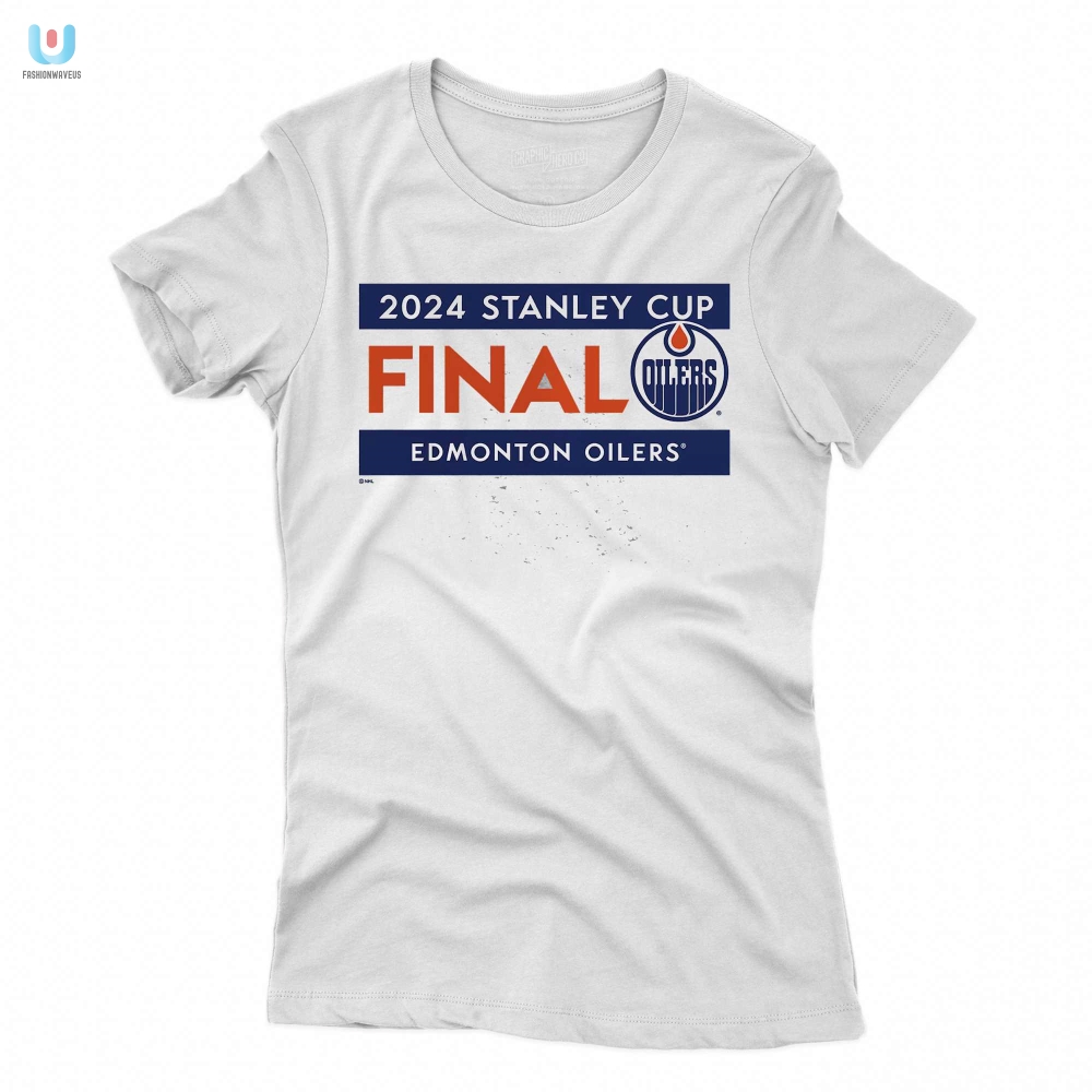 Score Big Laughs 2024 Oilers Stanley Cup Roster Tee