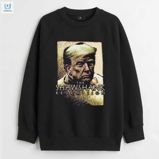 Funny Trump Shawshank Tshirt Unique Movie Mashup Tee fashionwaveus 1 3