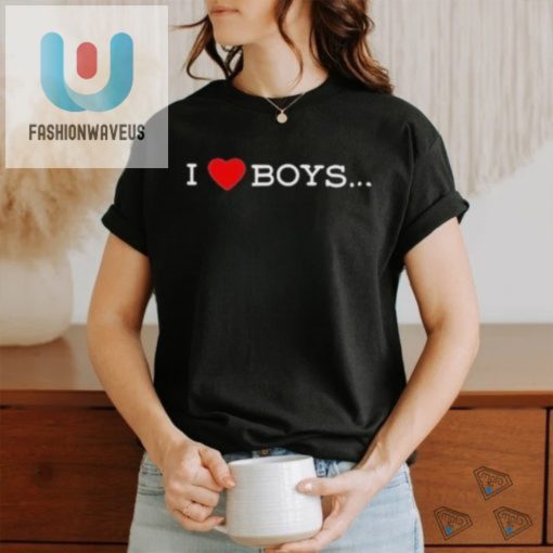 Official Wii Goth Shirt I Love Boy With Other Boys Funny Unique fashionwaveus 1
