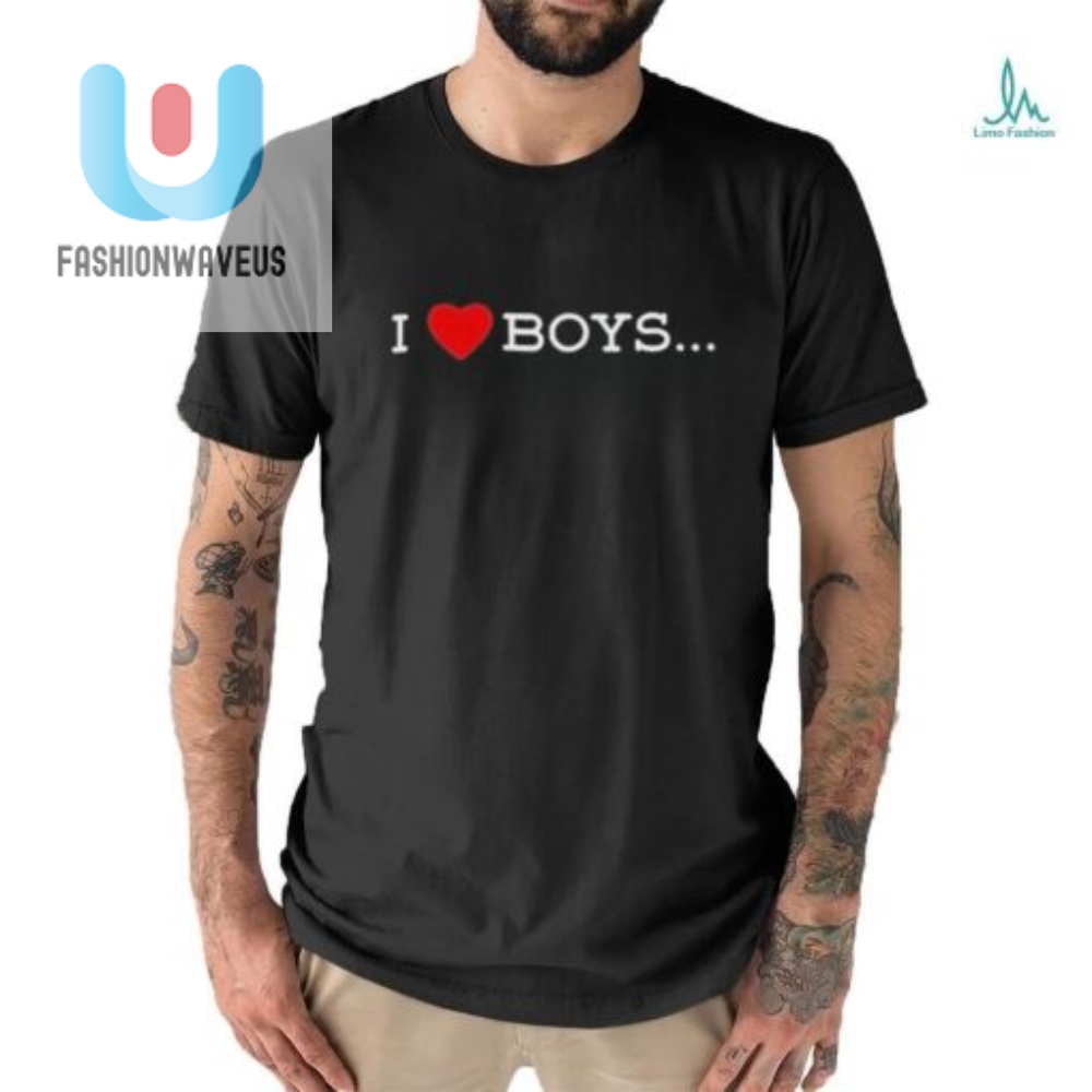 Official Wii Goth Shirt I Love Boy With Other Boys  Funny  Unique