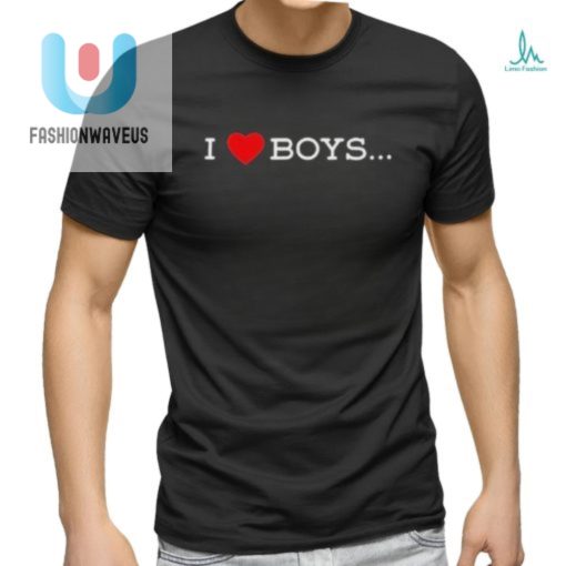 Official Wii Goth Shirt I Love Boy With Other Boys Funny Unique fashionwaveus 1 2