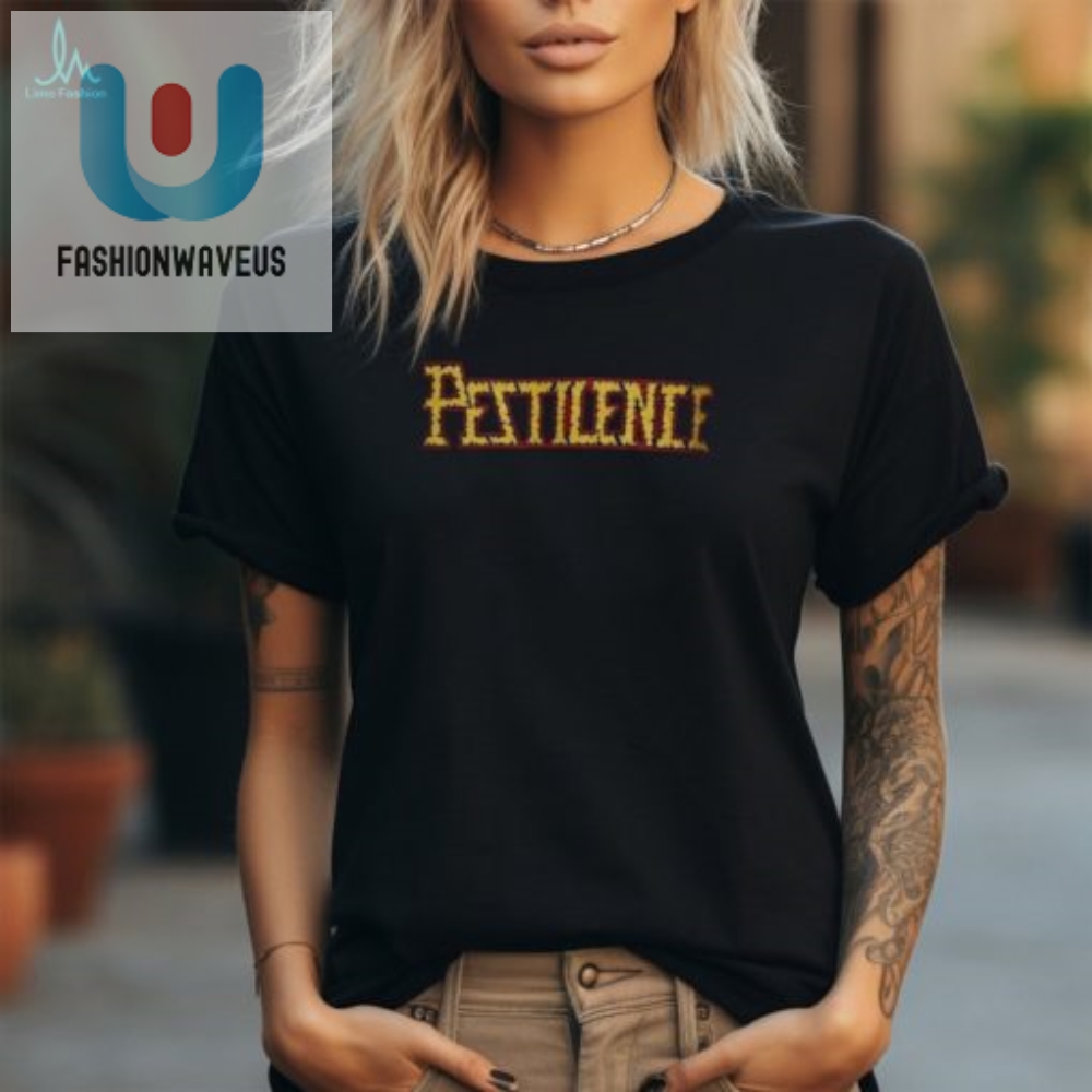 Funny  Unique Pestilence Logo Tshirt  Stand Out In Style