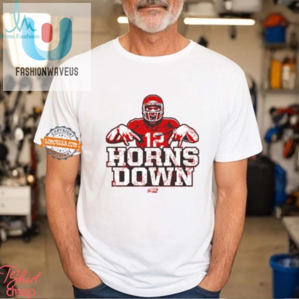 Horns Down Hilarious Tshirt For Texas Tech Fans