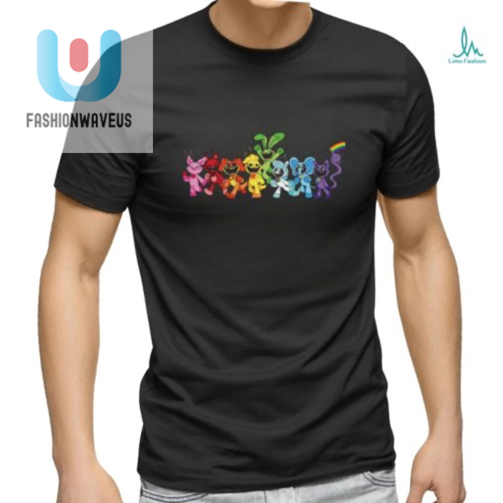 Quirky Smiling Critters Pride Shirt  Show Your Fun Pride