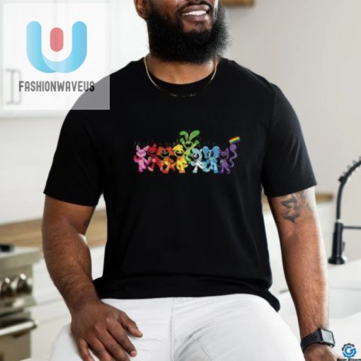 Quirky Smiling Critters Pride Shirt Show Your Fun Pride fashionwaveus 1 3