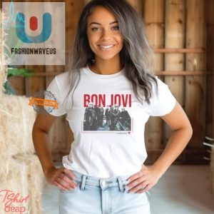 Rock On Quirky Bonjovi Forever Cut Out Tee Stand Out fashionwaveus 1 3