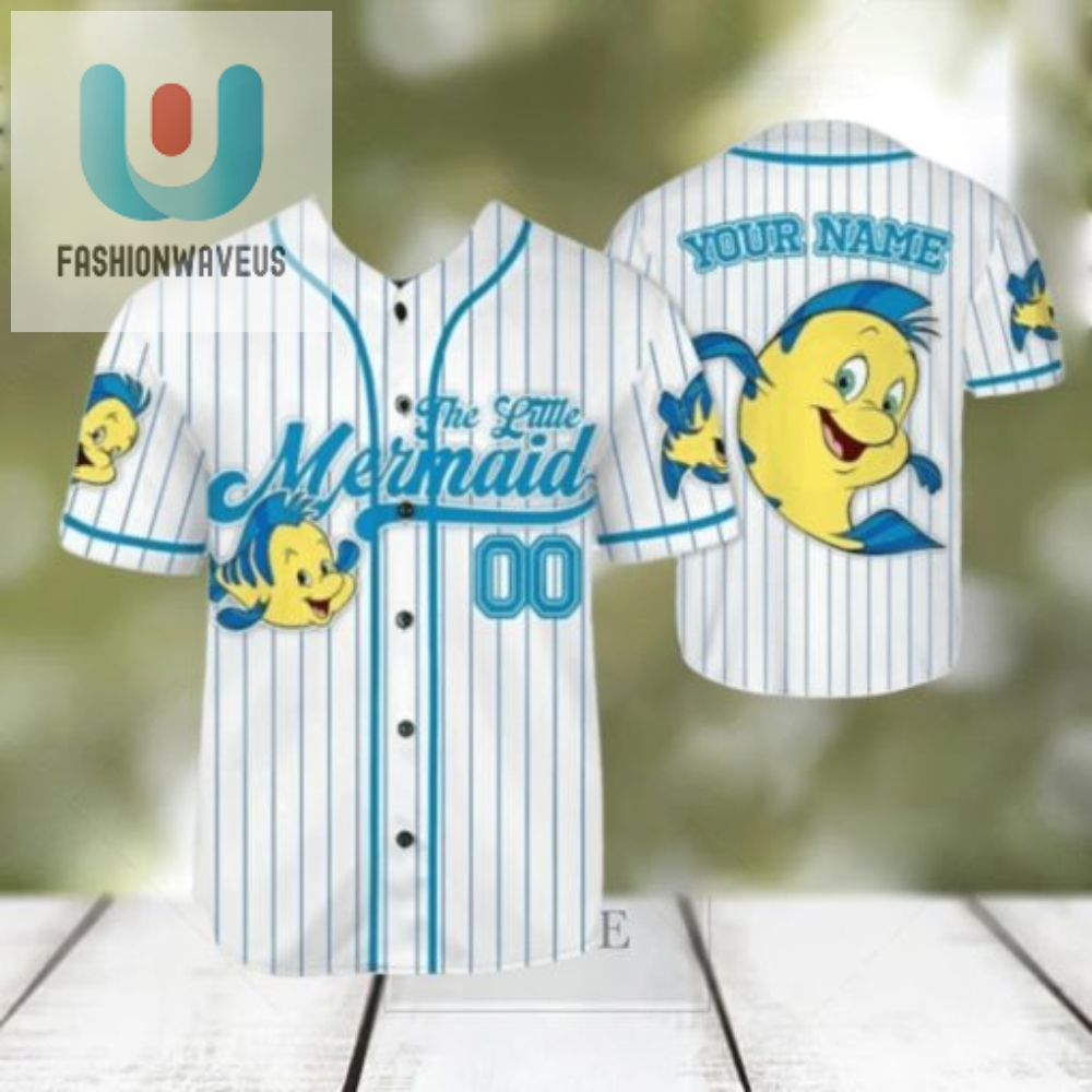 Get Hooked Custom Flounder Jersey  Make Waves With Laughter