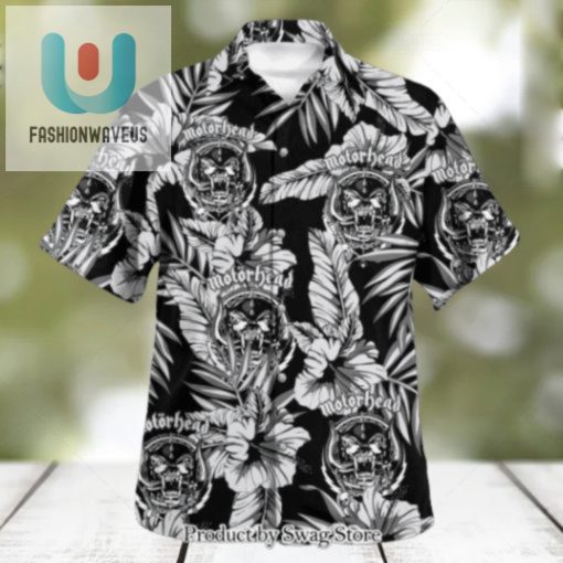 Rock Band Motorhead Floral Shirt White Wild Wacky fashionwaveus 1 1