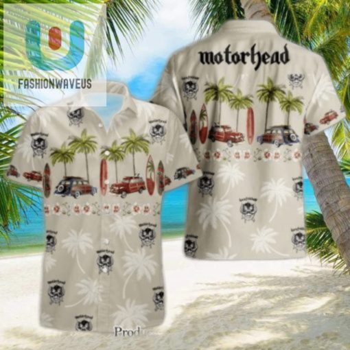 Rock Out In Style Motorhead Beach Shirtmake Waves fashionwaveus 1